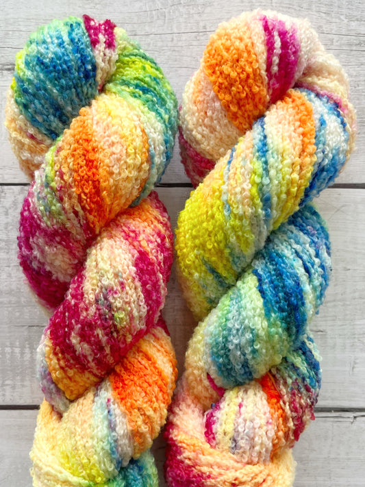 Merino Bouclé, Flower Power