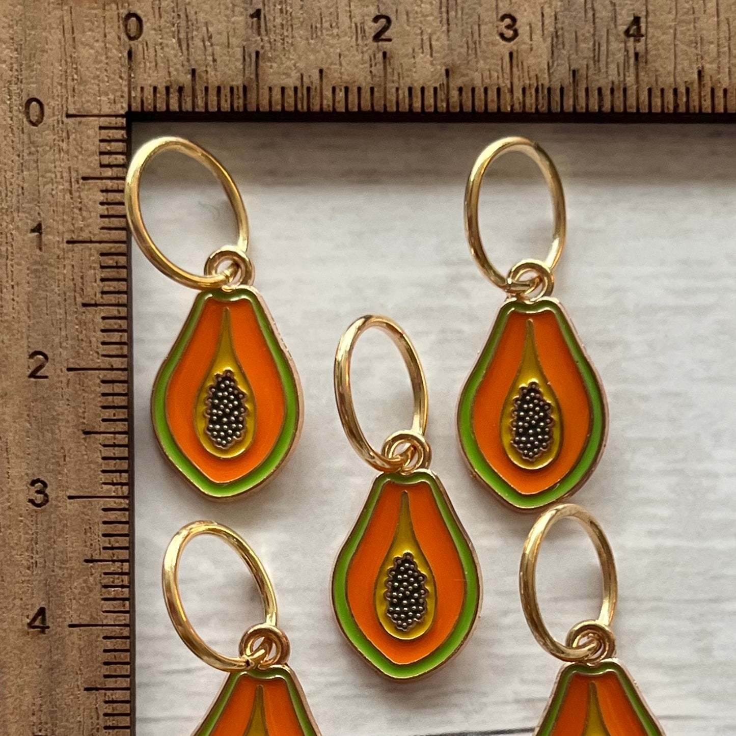 Papaya Strikkemarkør