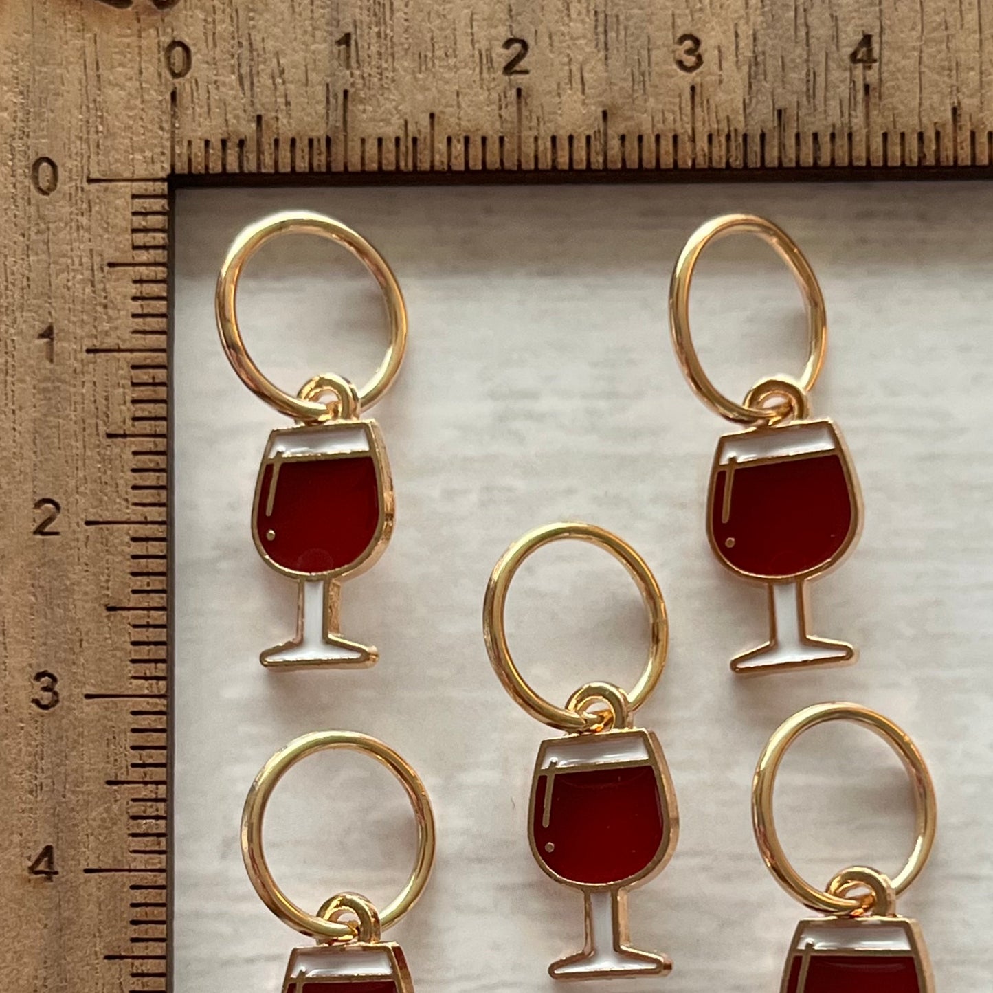 Vinglas Strikkemarkør