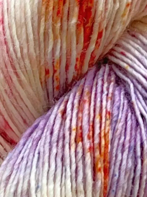 Single Merino, Summer Glow M-L Sjøgren Håndfarvet Garn