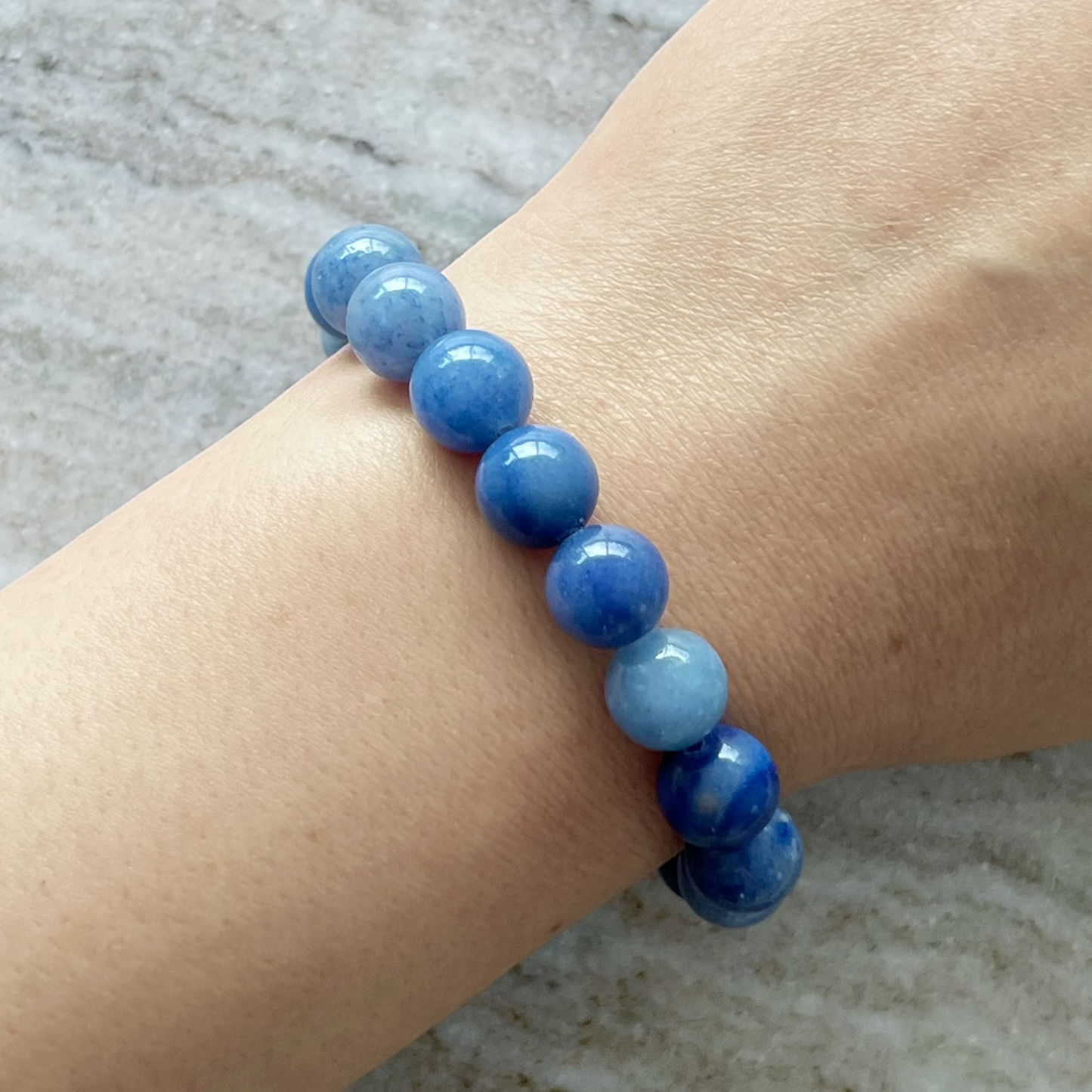 Blå Aventurin Armbånd