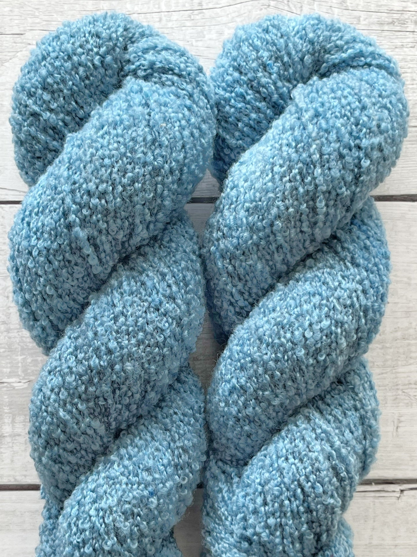 Merino Bouclé, Denim Blue 2. sortering