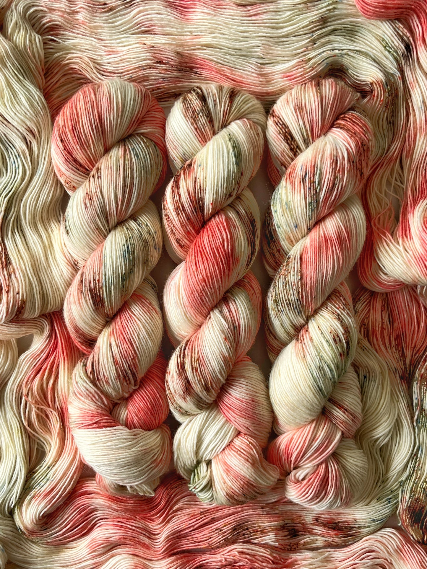 Mix-Selv Håndfarvet Garn, Single Merino