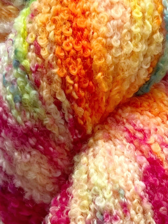 Merino Bouclé, Flower Power
