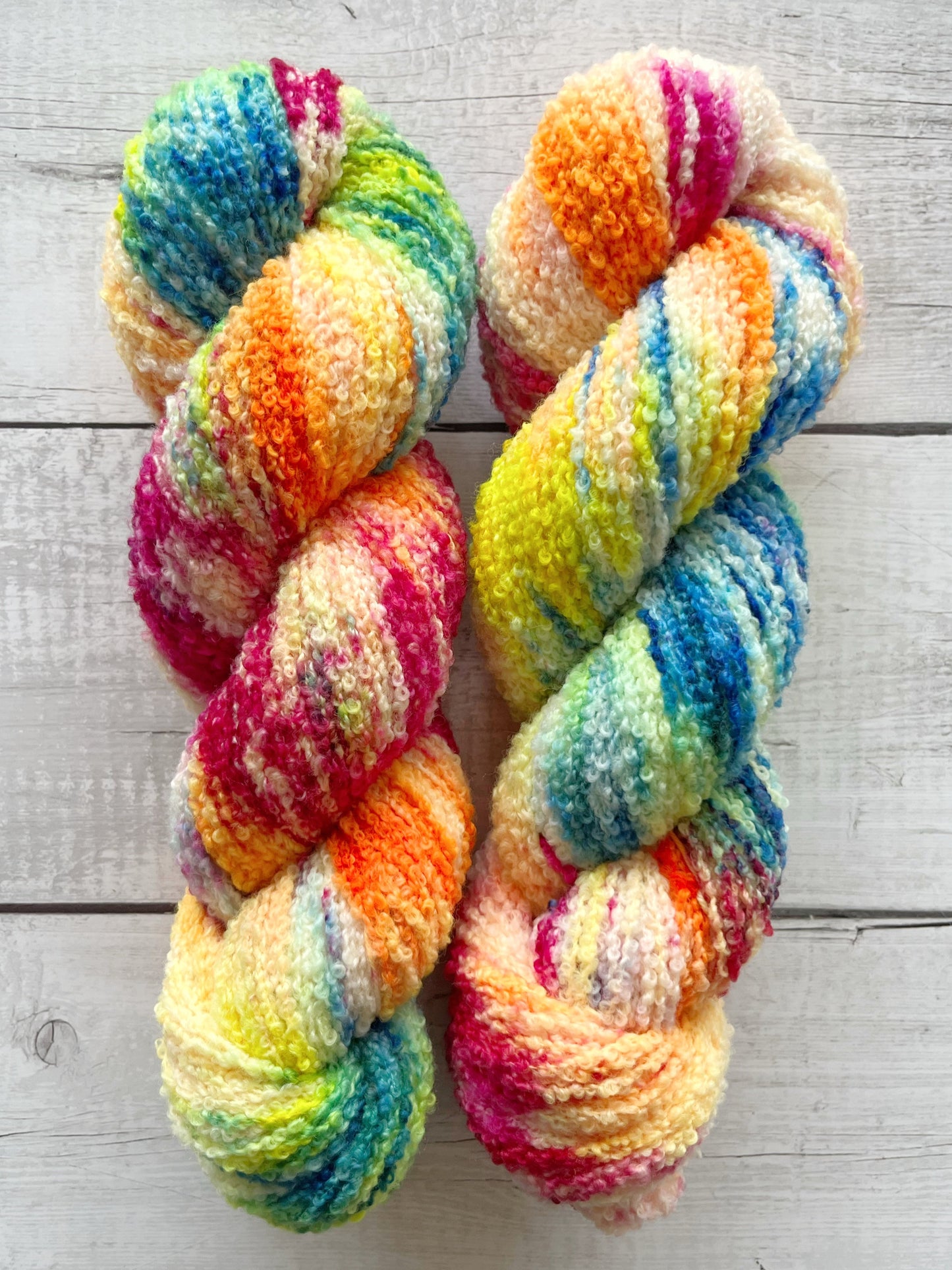 Merino Bouclé, Flower Power