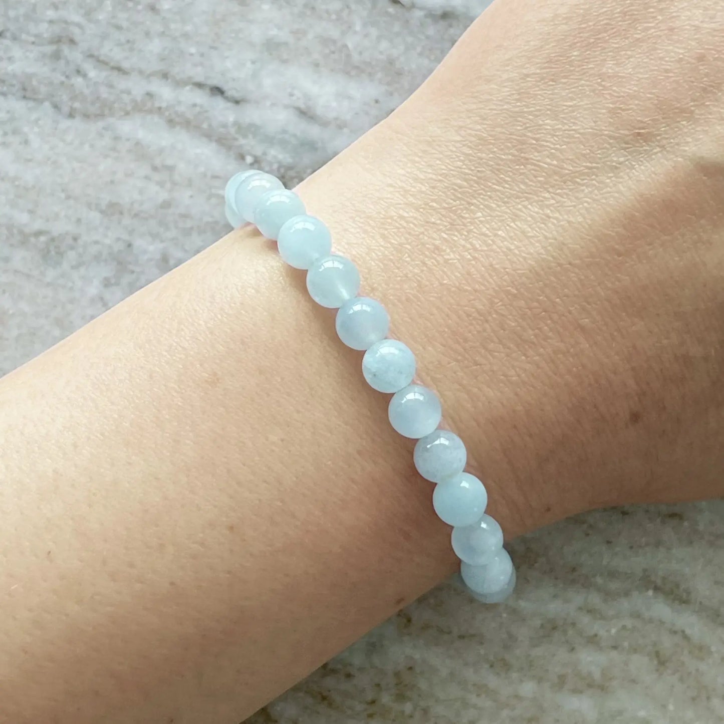 Blå Akvamarin Armbånd M-L Sjøgren Armbånd