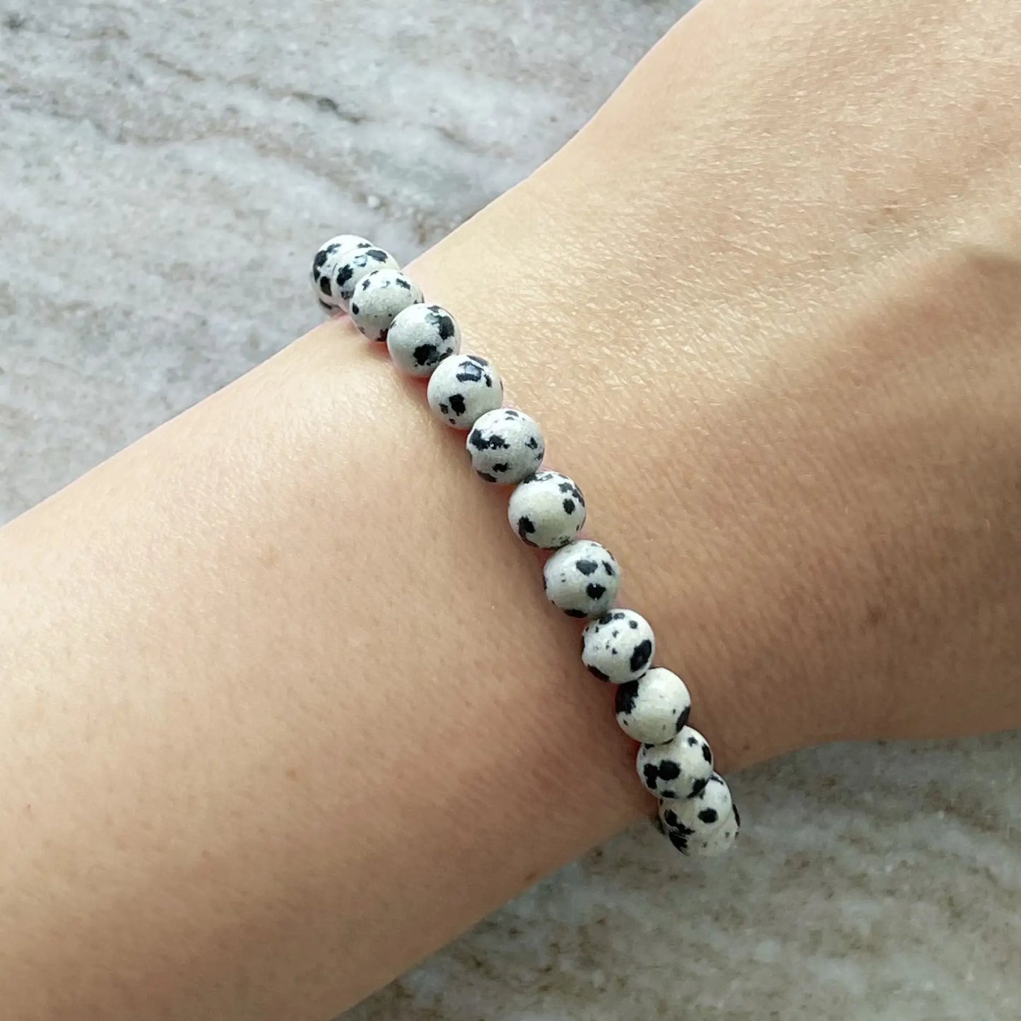 Dalmatiner Jaspis Armbånd M-L Sjøgren Armbånd