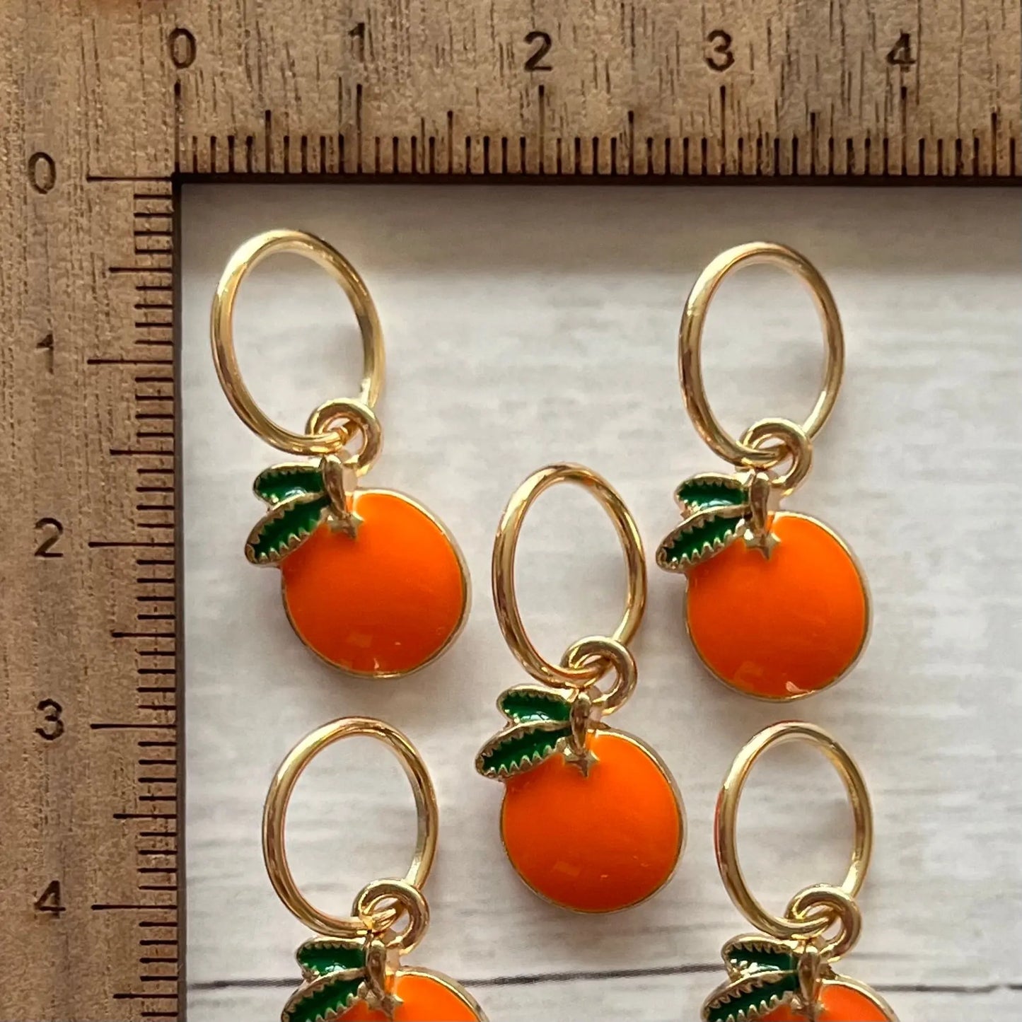 Appelsin Strikkemarkør M-L Sjøgren