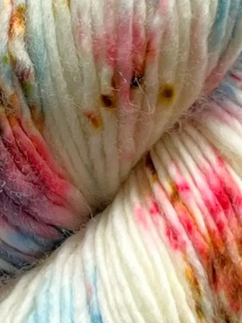 Single Merino DK, Blue Splash M-L Sjøgren Håndfarvet Garn