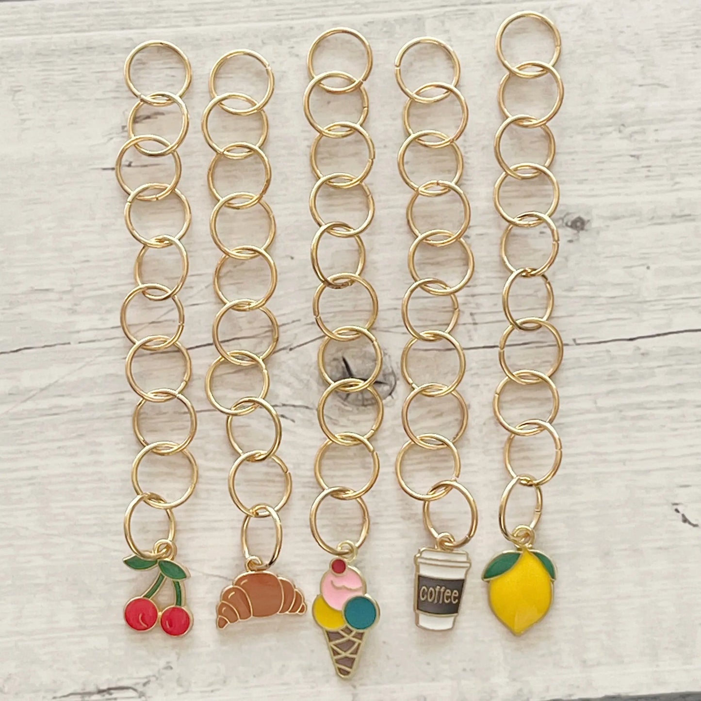 Strawberry Knitting Marker