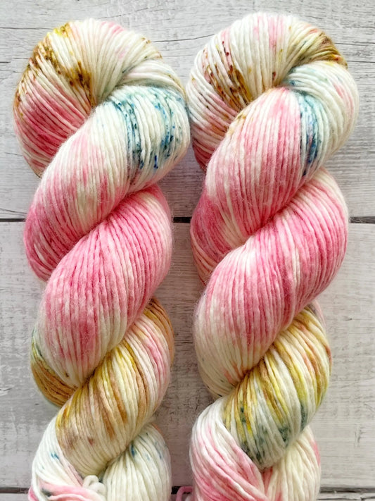 Single Merino DK, Flamingo Lagoon M-L Sjøgren Håndfarvet Garn