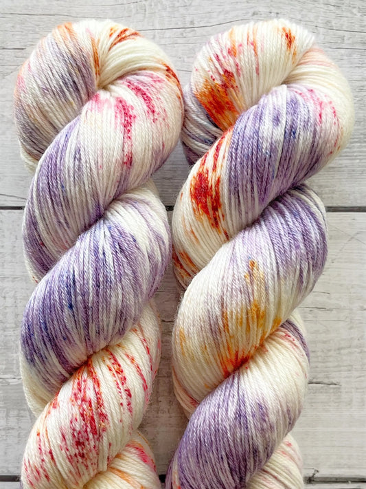 Merino Bamboo, Summer Glow M-L Sjøgren Håndfarvet Garn
