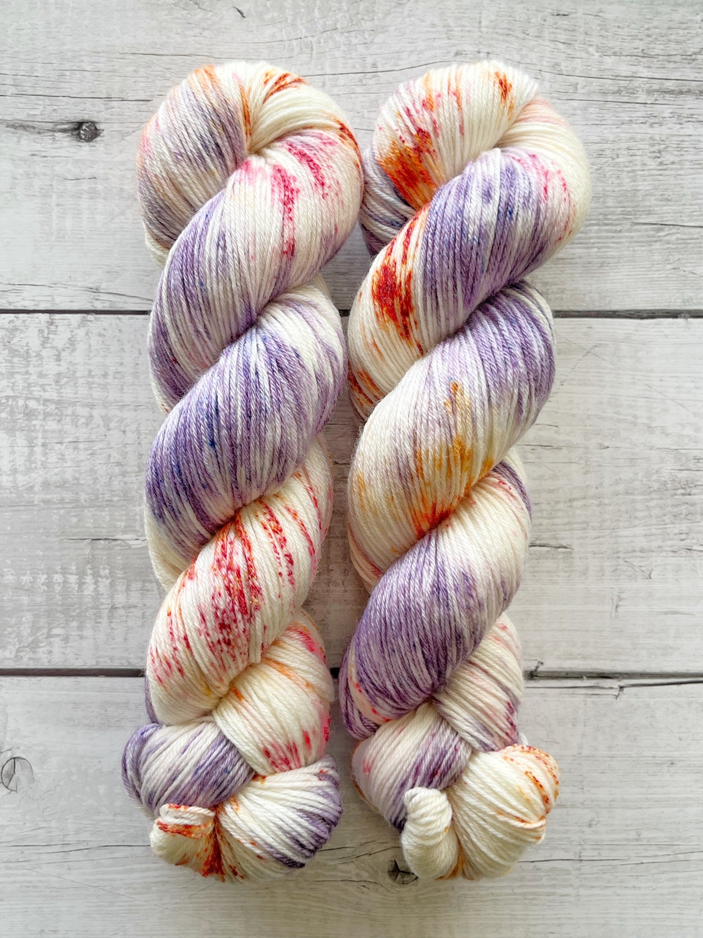 Merino Bamboo, Summer Glow M-L Sjøgren Håndfarvet Garn