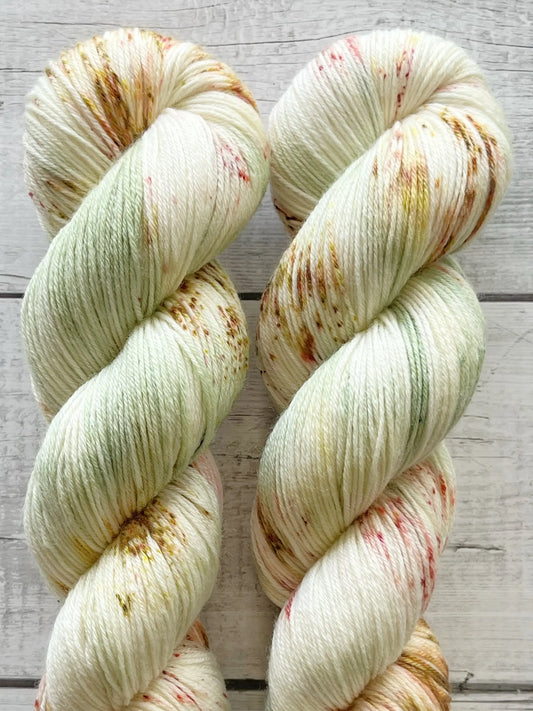 Merino Bamboo, Pistachio Sorbet M-L Sjøgren Håndfarvet Garn