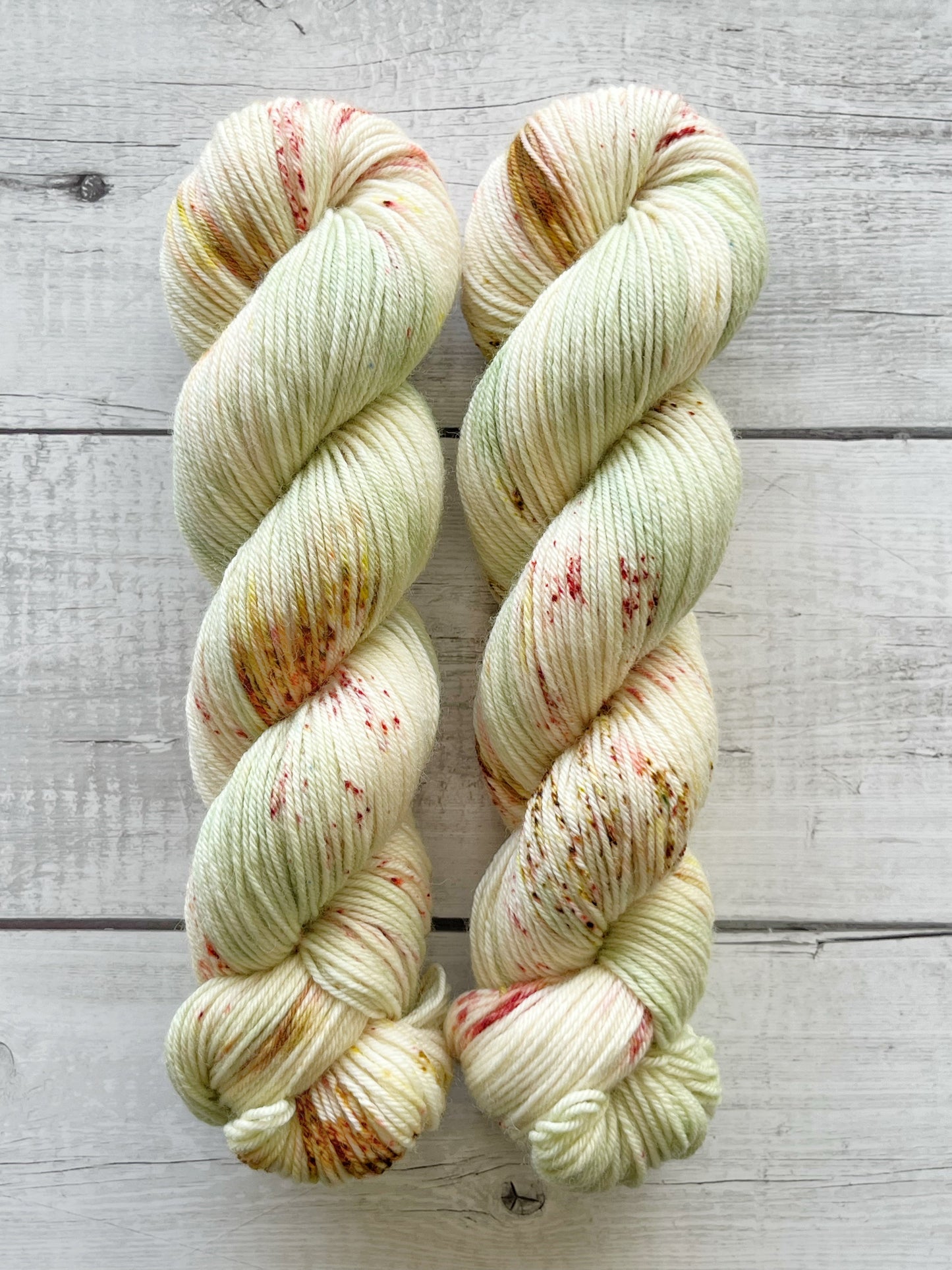 Bluefaced Leicester, Pistachio Sorbet M-L Sjøgren Håndfarvet Garn