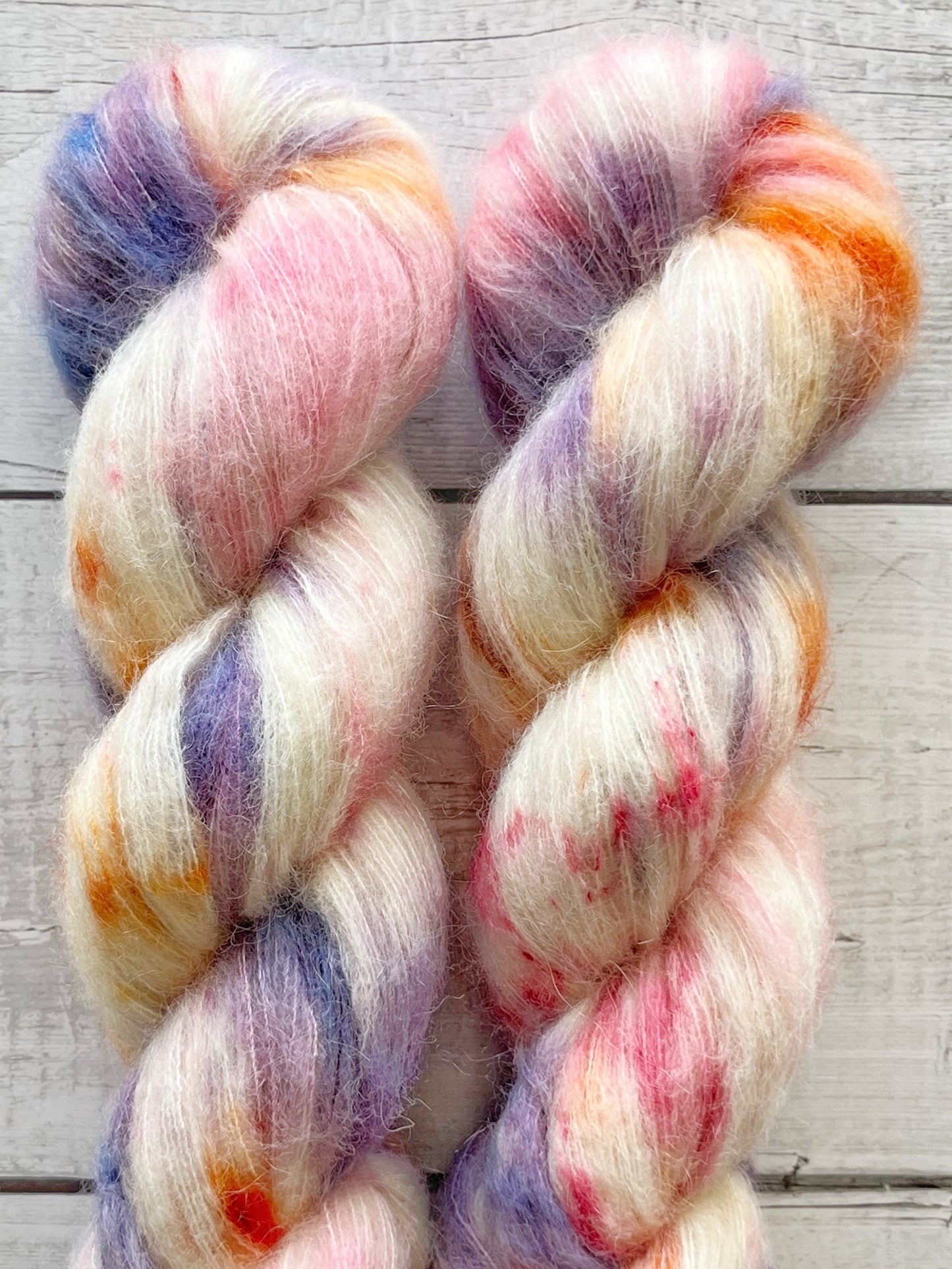 Suri Alpaca Silk, Summer Glow M-L Sjøgren Håndfarvet Garn