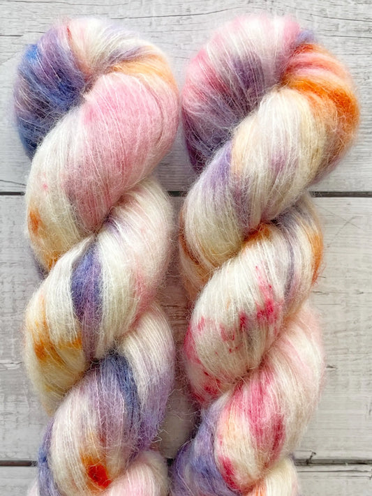 Suri Alpaca Silk, Summer Glow M-L Sjøgren Håndfarvet Garn