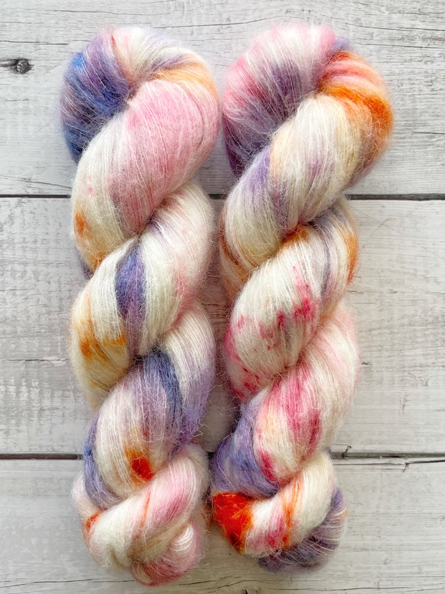 Suri Alpaca Silk, Summer Glow M-L Sjøgren Håndfarvet Garn