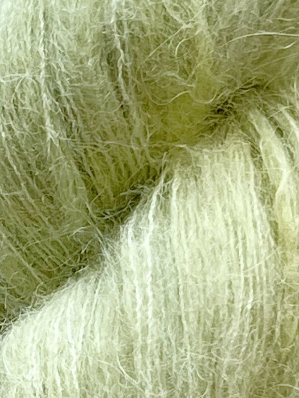 Suri Alpaca Silk, Pistachio M-L Sjøgren Håndfarvet Garn
