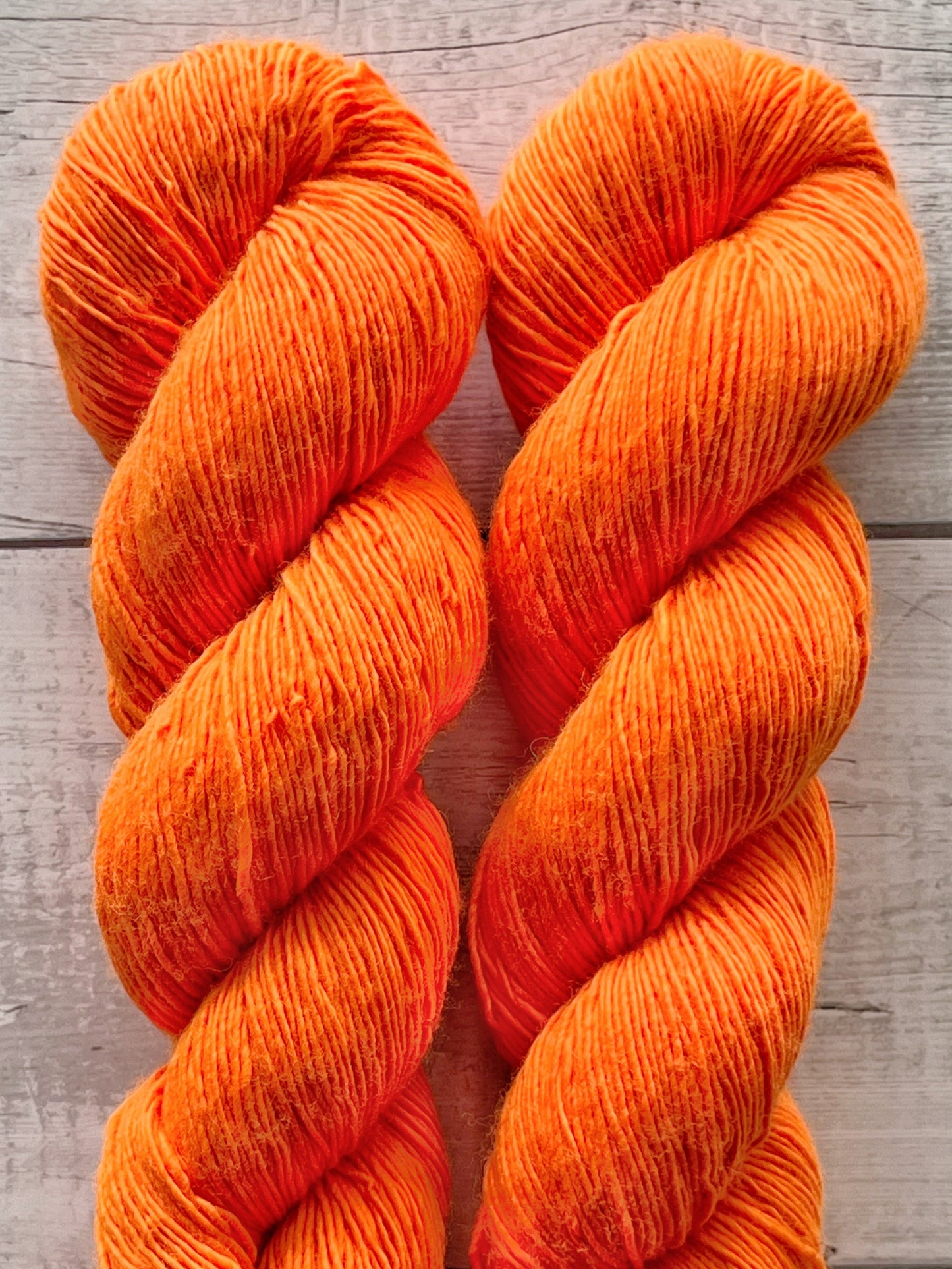 Single Merino, Neon Orange