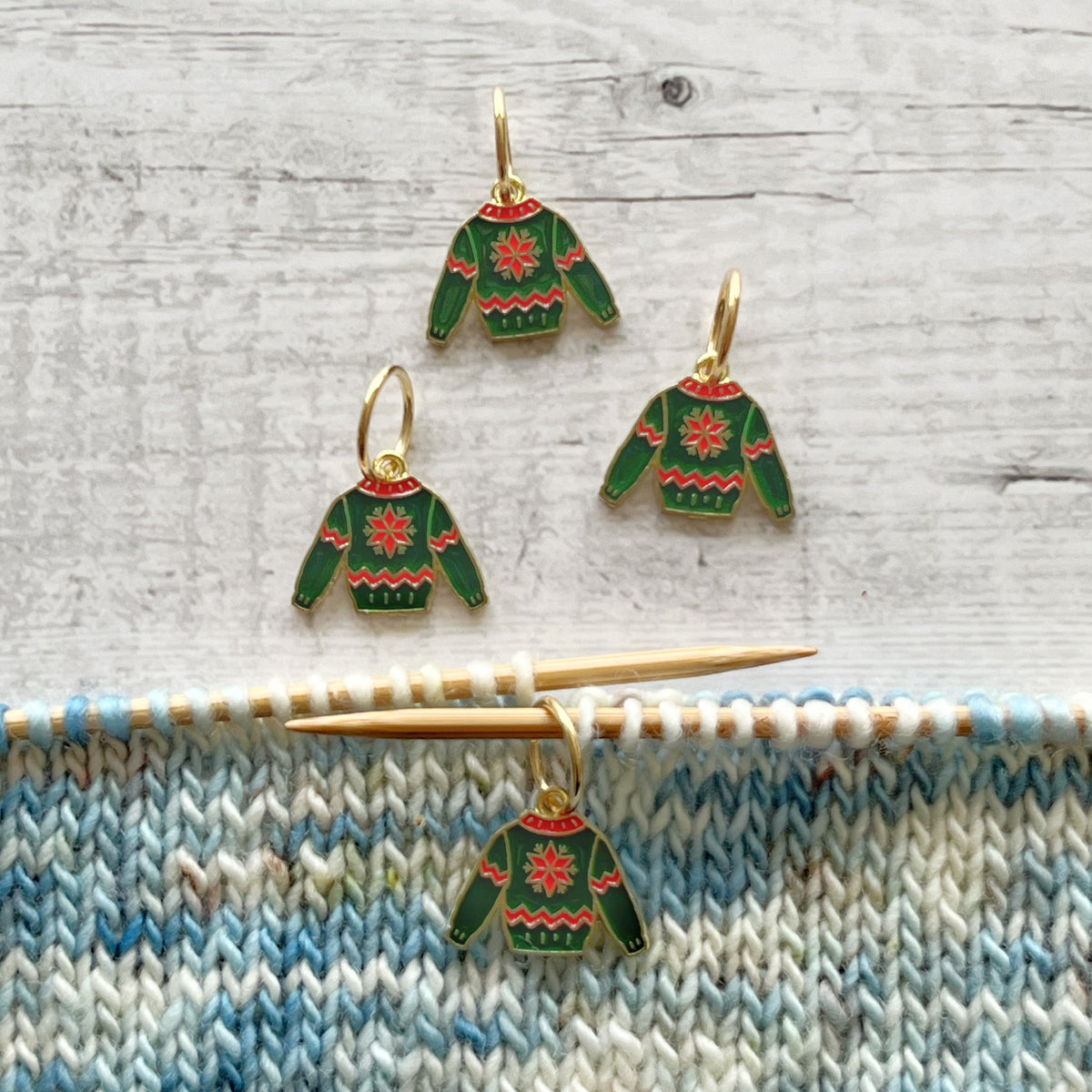 Julesweater Strikkemarkør