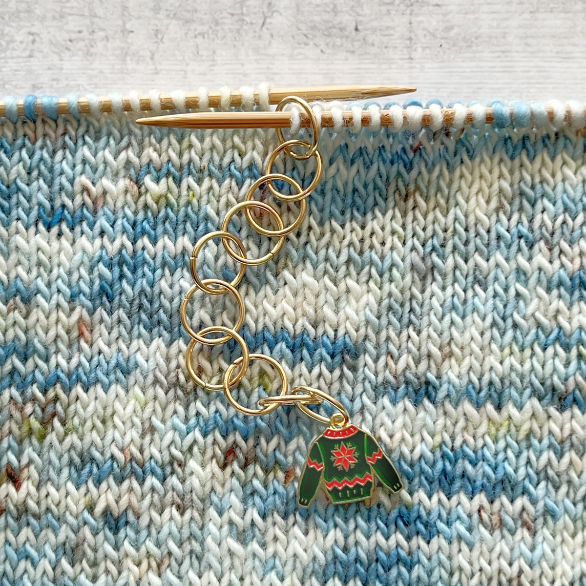 Julesweater Strikkefisk