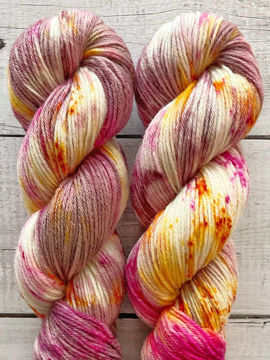 Peruvian Highland, Pink Sunset M-L Sjøgren Håndfarvet Garn