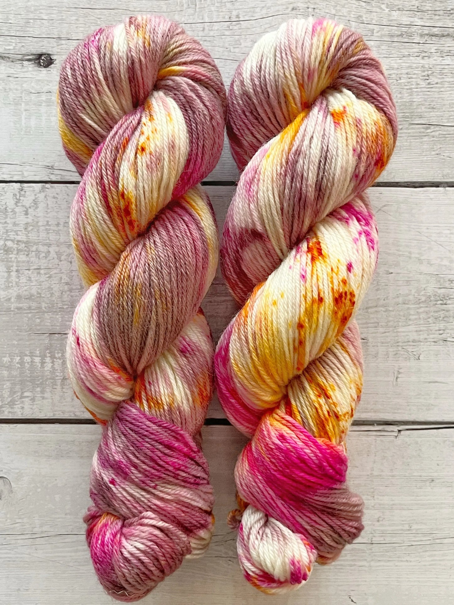 Peruvian Highland, Pink Sunset M-L Sjøgren Håndfarvet Garn