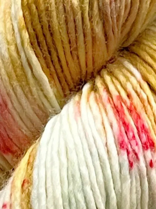 Håndfarvet garn Single Merino DK, Honey Blossom