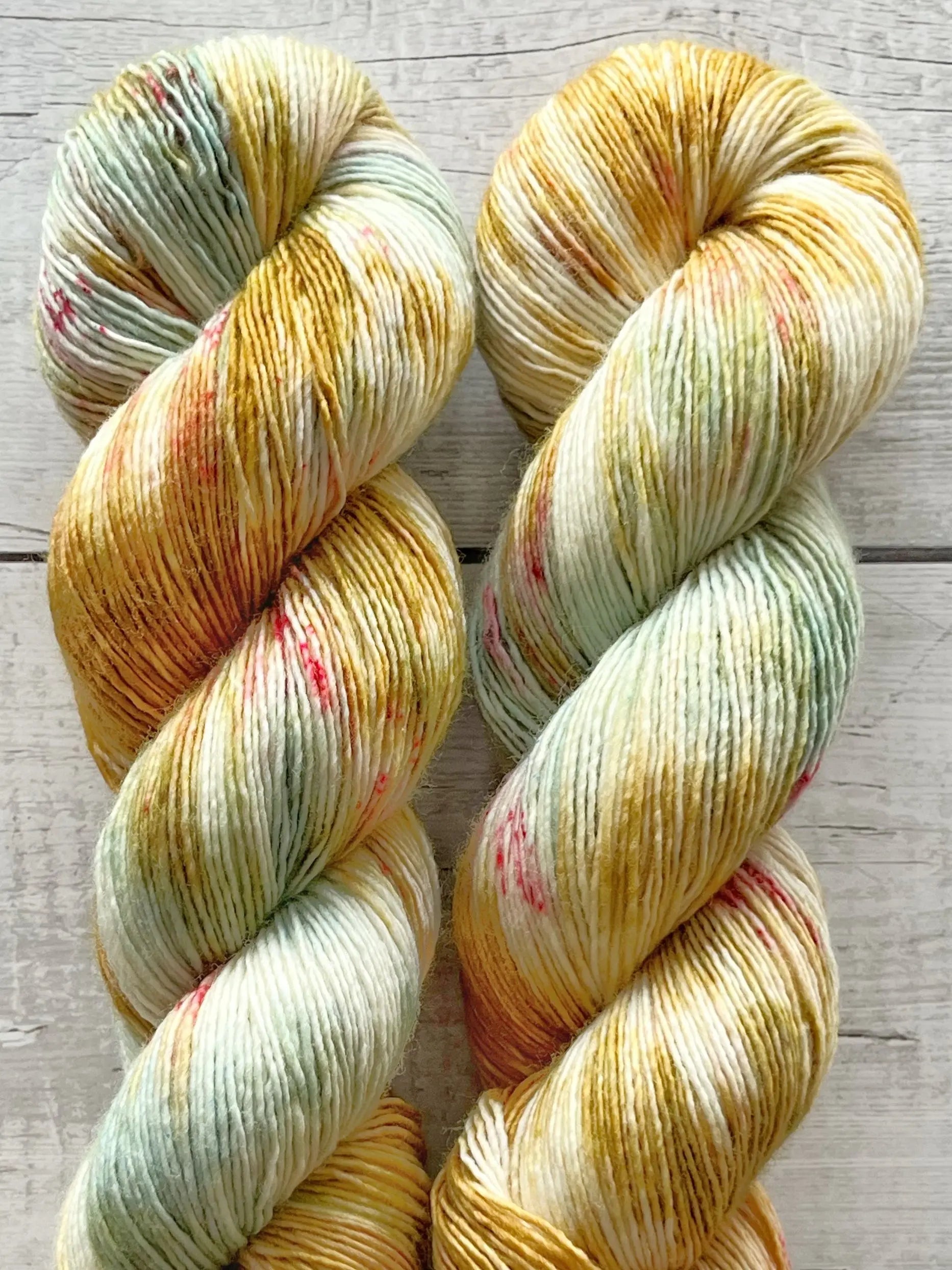 Single Merino, Honey Blossom M-L Sjøgren Håndfarvet Garn