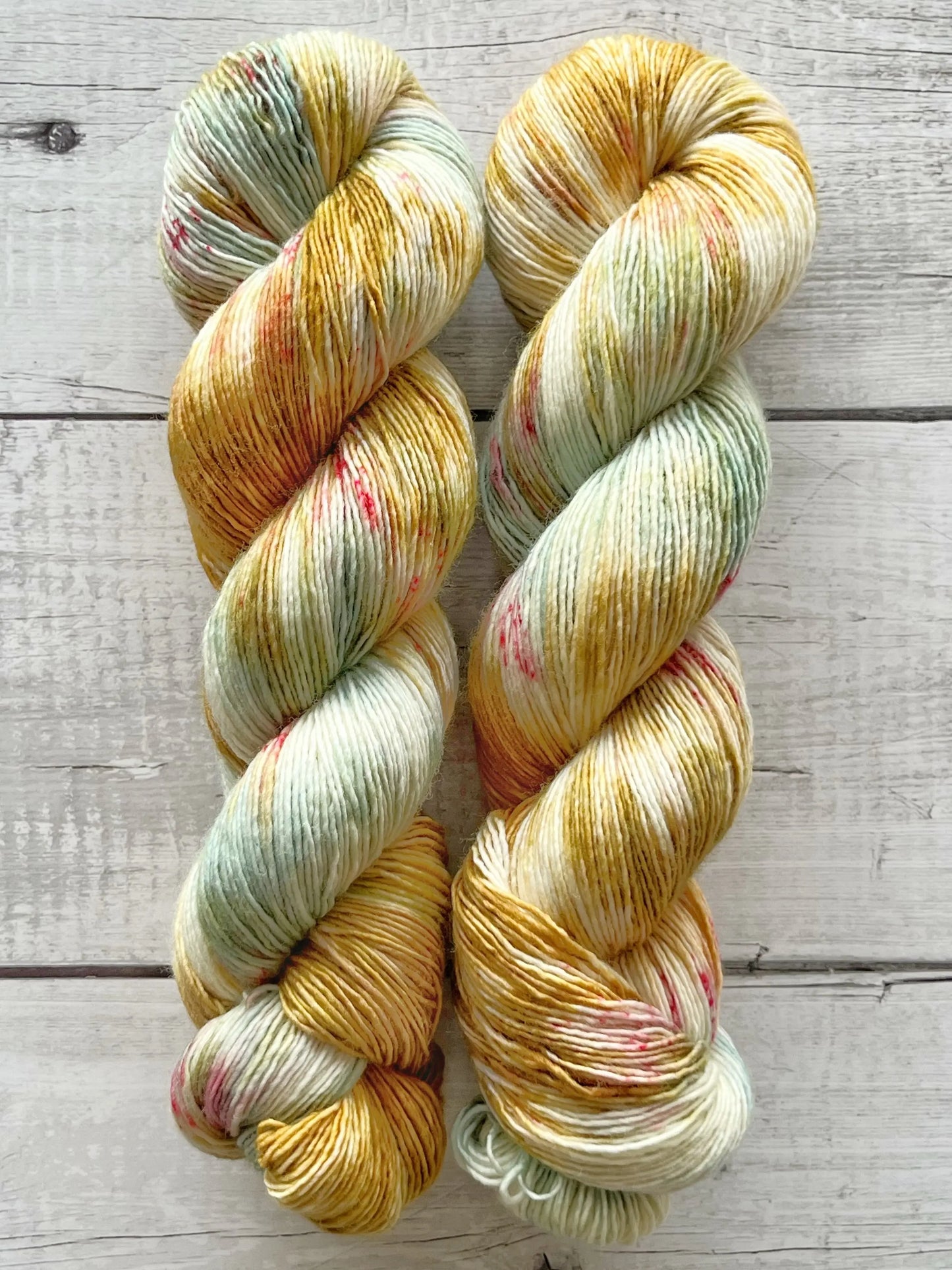 Single Merino, Honey Blossom M-L Sjøgren Håndfarvet Garn