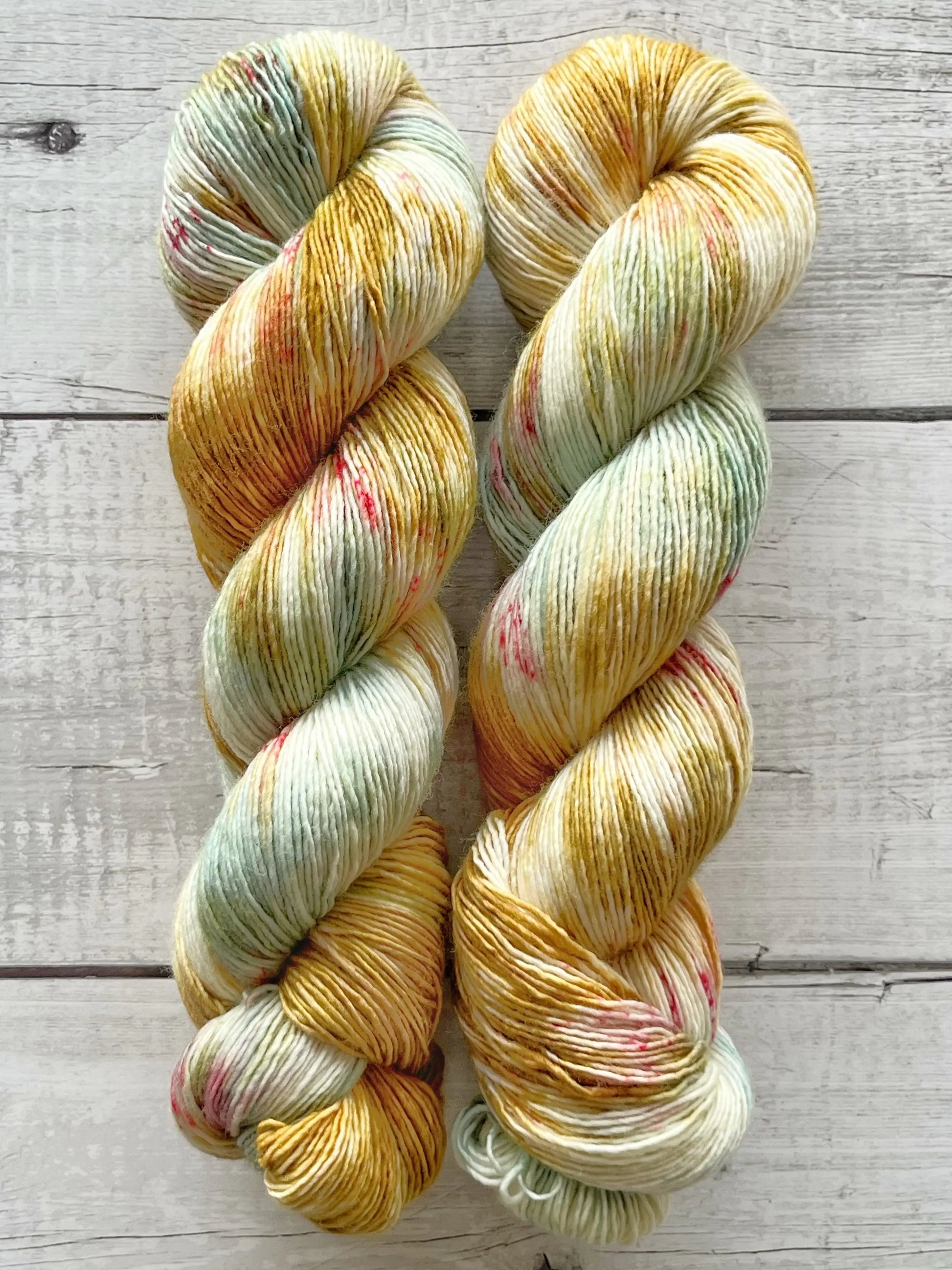 Single Merino, Honey Blossom M-L Sjøgren Håndfarvet Garn