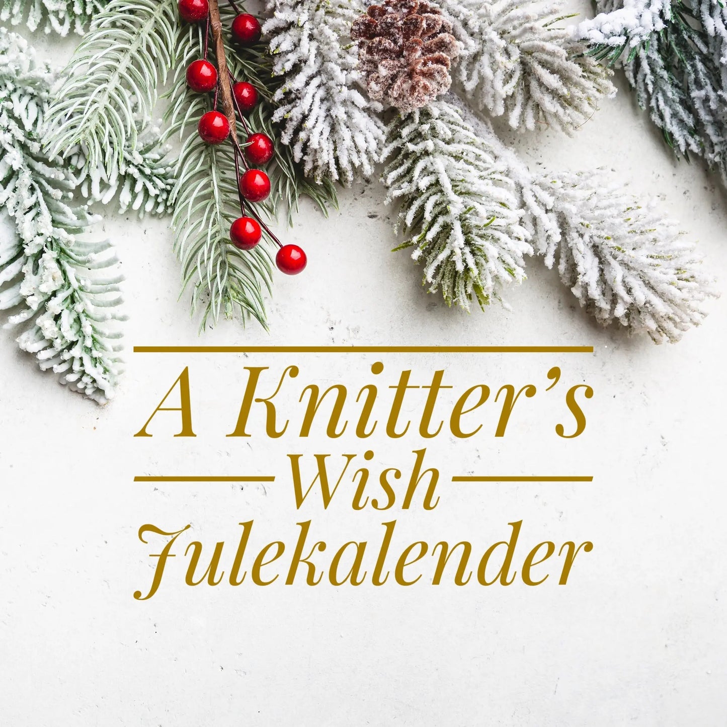 Julekalender - A Knitter's Wish M-L Sjøgren Håndfarvet Garn