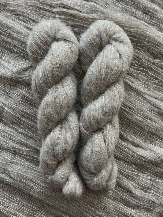 Ufarvet Garn, Baby Alpaca Yak