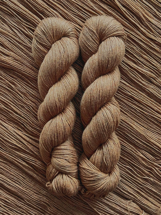 Ufarvet Garn, Fawn Alpaca Cashmere