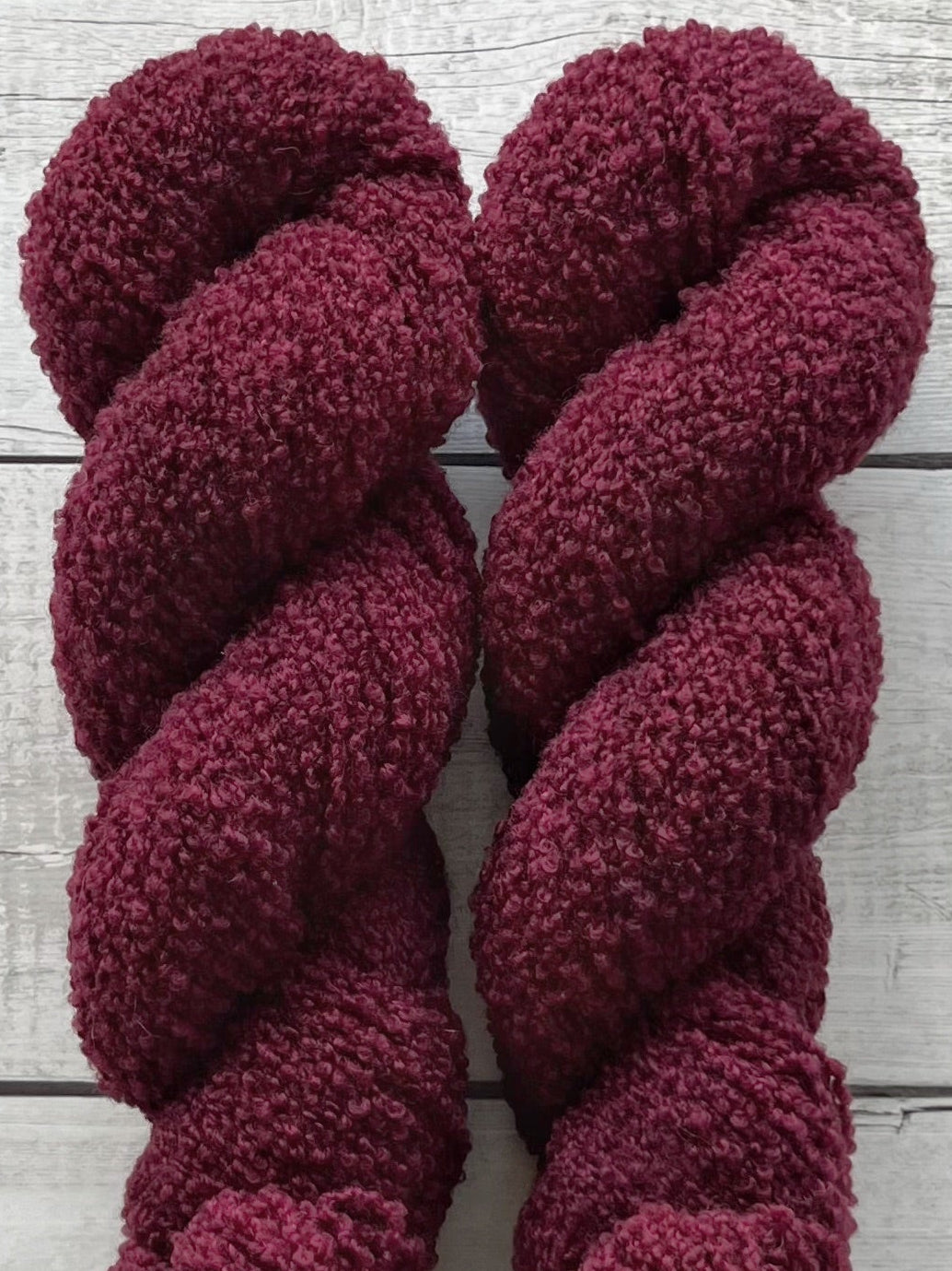 Merino Bouclé, Deep Berry