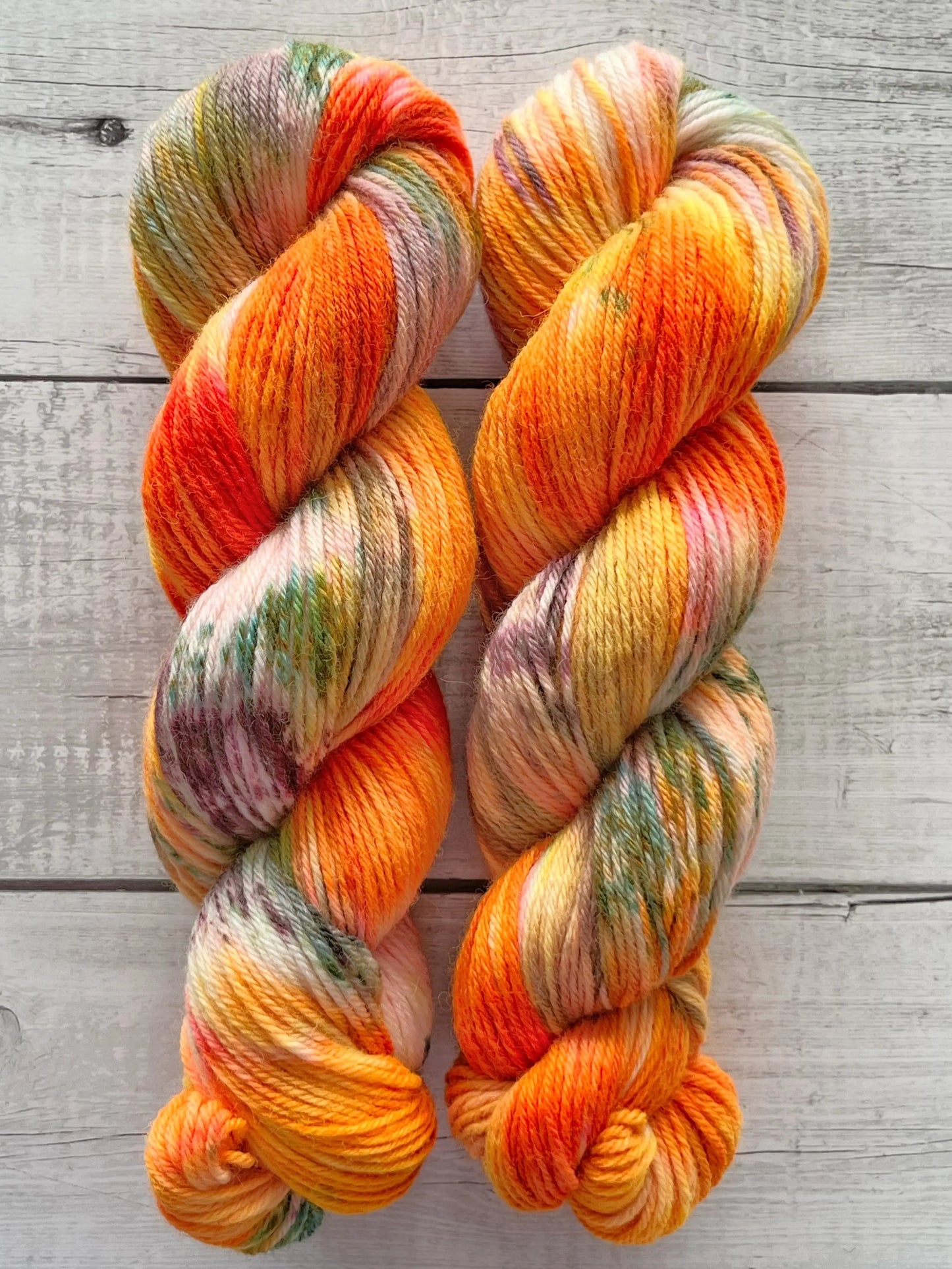Peruvian Highland, Tangerine M-L Sjøgren Håndfarvet Garn