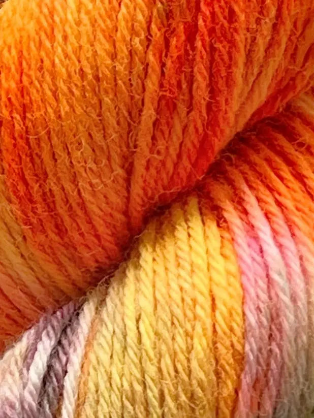 Peruvian Highland, Tangerine M-L Sjøgren Håndfarvet Garn